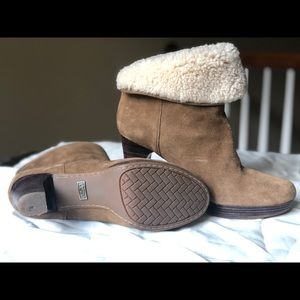 Ugg suede booties